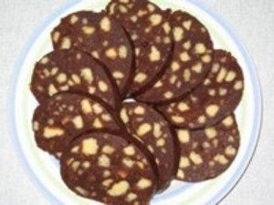 Колбаска шоколадная